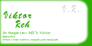 viktor reh business card